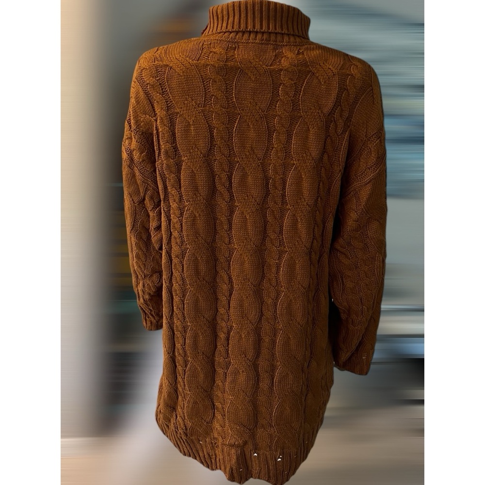 CLOUD TEN Cable knit sweater dress S M L - Picture 5 of 7